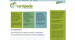 Desktop Screenshot of centipedehealth.com
