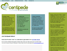 Tablet Screenshot of centipedehealth.com